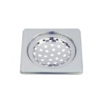 GRATING SQUARE WITH FRAME WITHOUT HOLE 5” (S.S)