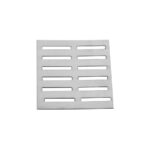 GRATING SQUARE 5″ W/O FRAME (S.S.)